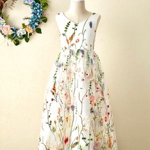 Flower girl dress. Wild Flower dress